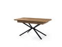 Hanah Home Mesa de Comedor Extensible Marrón